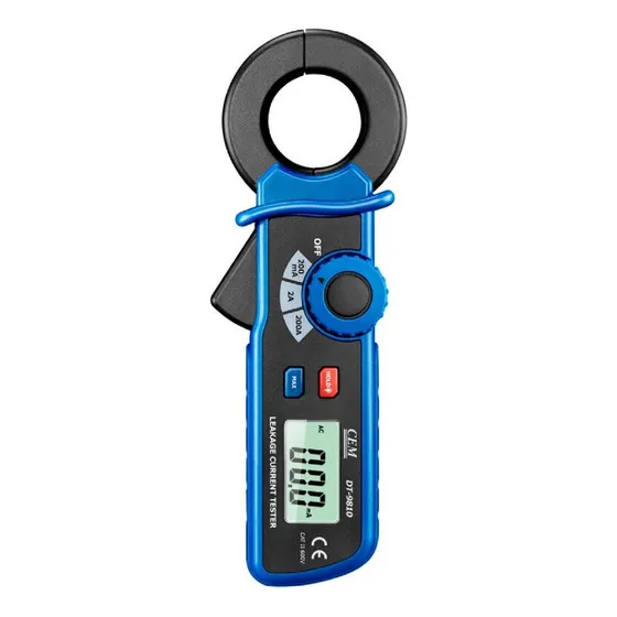 Alicates detectores digitales de fugas de corriente Dt-9810 Cem