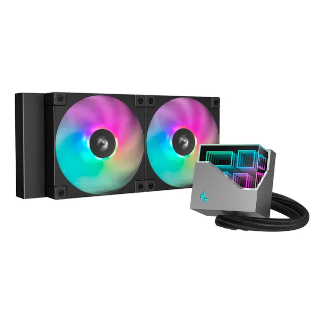 Enfriamiento Líquido Deepcool Lt240 Argb 2x120mm Led Rgb