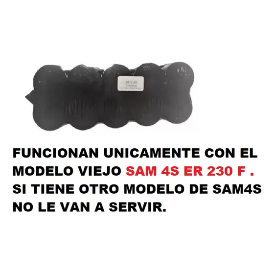 10 Rollos Papel Térmico 38mm X30 Mts Para Sam4s Er-230f