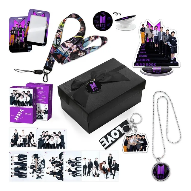 Conjunto De 8 Peças Bts Kpop 2024, Caixa De Presente Para O