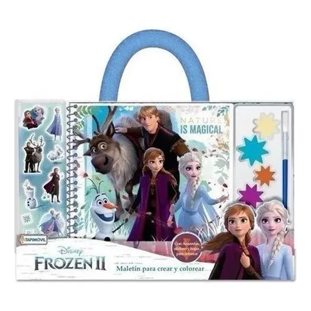 Set De Arte Creativo Frozen Maletin De Acuarelas Dfz07885