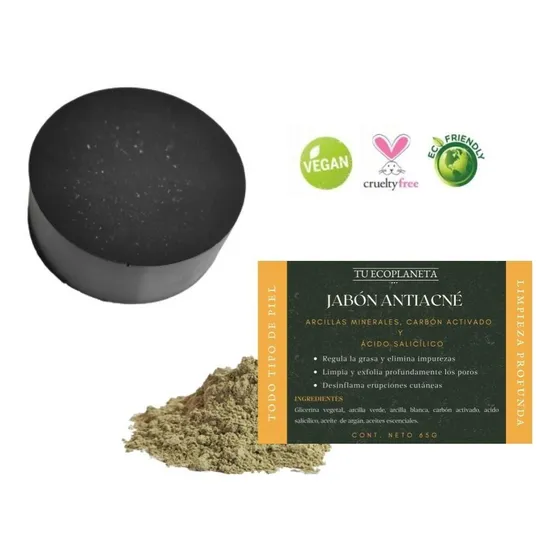 Jabon Antiacne Natural Artesana - g a $152