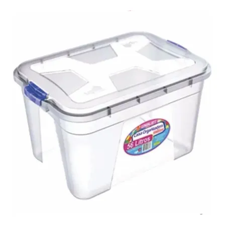 Caixa Organizadora Multiuso C/ Tampa 56l Uninjet