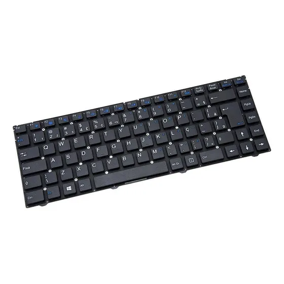 Teclado Para Notebook Itautec Infoway A7520 W7535 W7545 Preto Abnt2 F12 Wi-fi Marca Bringit Idioma Português Brasil