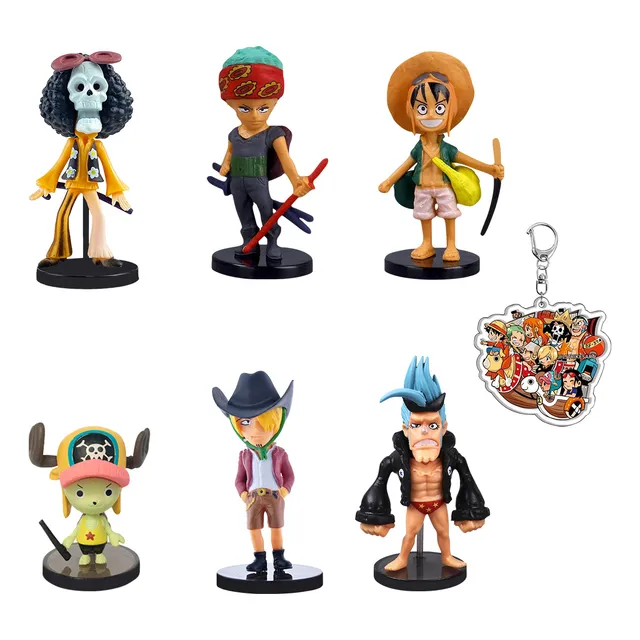 Juguetes Coleccion Regalos 6 Figuras De Acción Y Llaveros