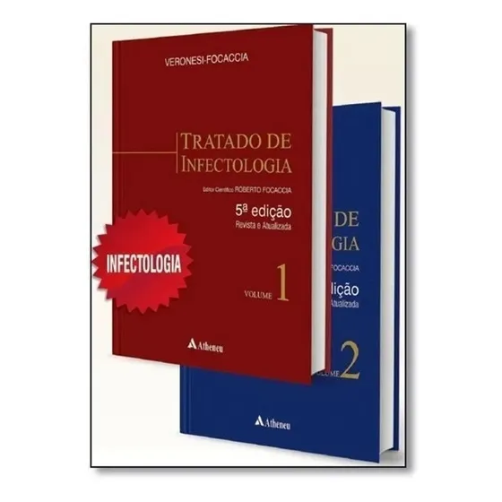 Tratado De Infectologia - Veronesi Focaccia - 2 Volumes