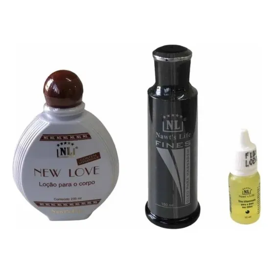 Loção New Love Óleo Fines E Óleo Vitaminado Nawts Life 