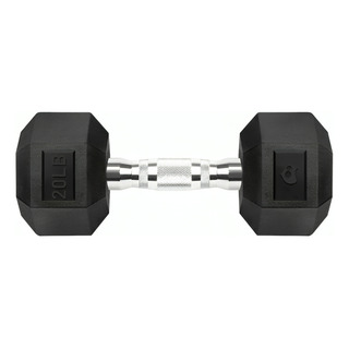 Mancuerna Hexagonales Caucho 20 Lb (9 Kg) Gym Crossfit 1 Pz Mancuerna Hexagonales Caucho 20 Lb (9 Kg) Gym Crossfit 1 Pz