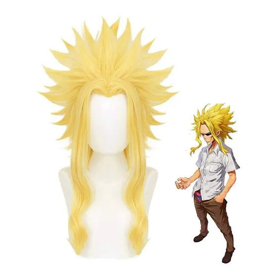 My Hero Academia All Might Cosplay Peluca Corto Pelo 30cm
