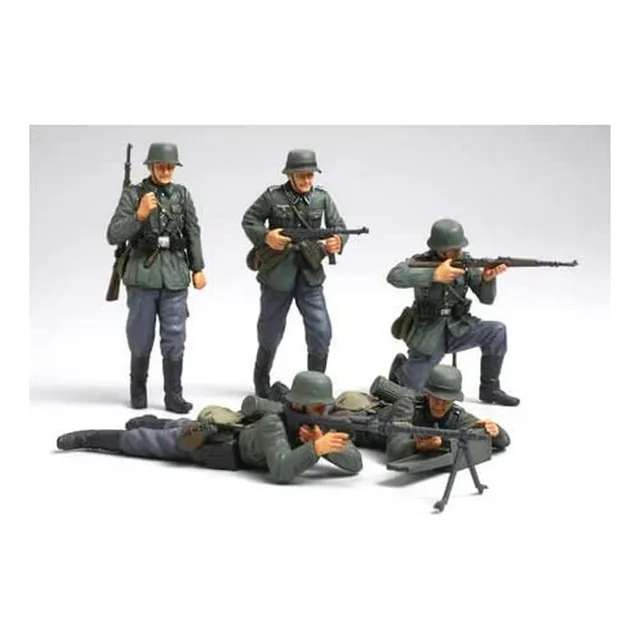 Maqueta Tamiya 1/35 De Figuras De Infantería Alemana De La S