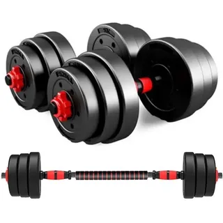 Kit Halteres De Anilhas 20kg E Barras AjustĂĄveis Fitness Kit Halteres De Anilhas 20kg E Barras AjustĂĄveis Fitness