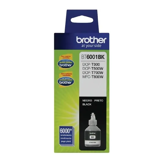 Botella De Tinta Brother Bt6001bk Negro