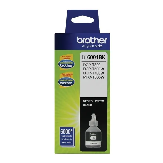 Botella De Tinta Brother Bt6001bk Negro