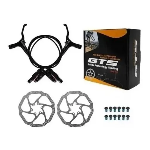 Freio Gts Hidráulico Bike Mtb Disco 160mm Completo