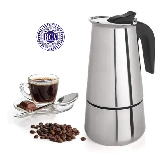 Cafetera Greca Acero Inoxidable 9 Tazas