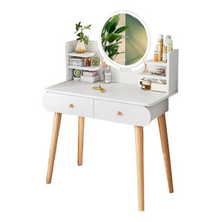 Pupitre Tocador Cómoda Multifuncional Moderna Con Espejo Led Pupitre Tocador Cómoda Multifuncional Moderna Con Espejo Led