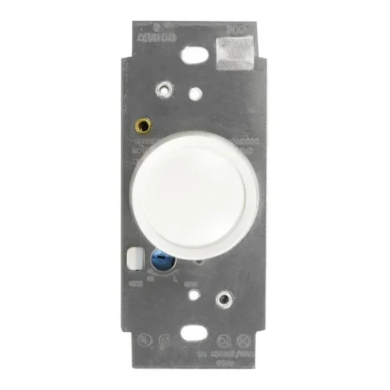 Control De Velocidad P Ventilador Rotativo Plástico Blanco