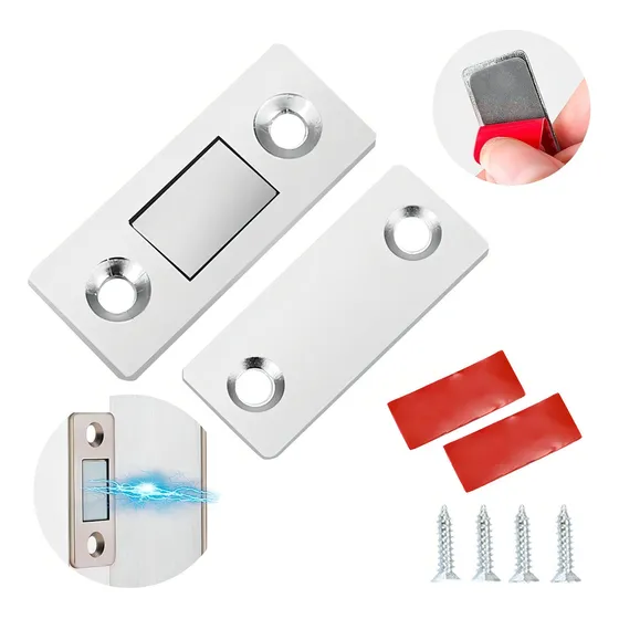 Kit 6 Travas Gaveta Armário Magnético Porta Ímã Segurança