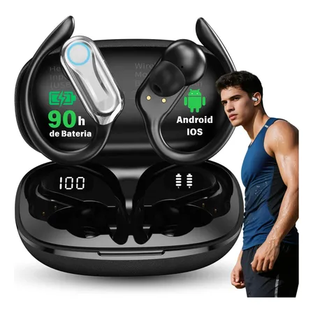 Fone De Ouvido Q15 Esportivo Comp. C/ Samsung Xiaomi Lenovo Preto