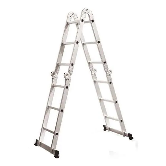 Escalera Multifunción Aluminio 4 Tramos 12 Escalones Total