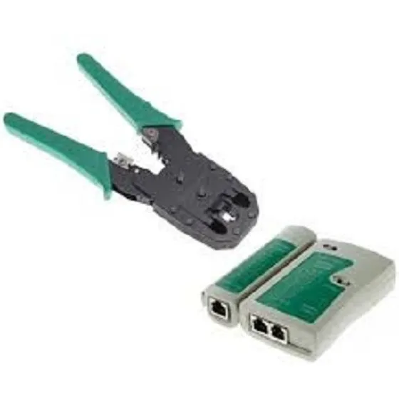 Kit Lan Tester Crimpiadora Ponchadora Red Rj11 Rj45 Tienda 