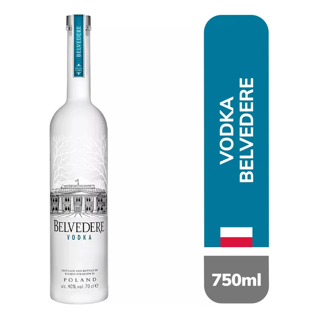 Vodka Destilada Belvedere Garrafa 700ml