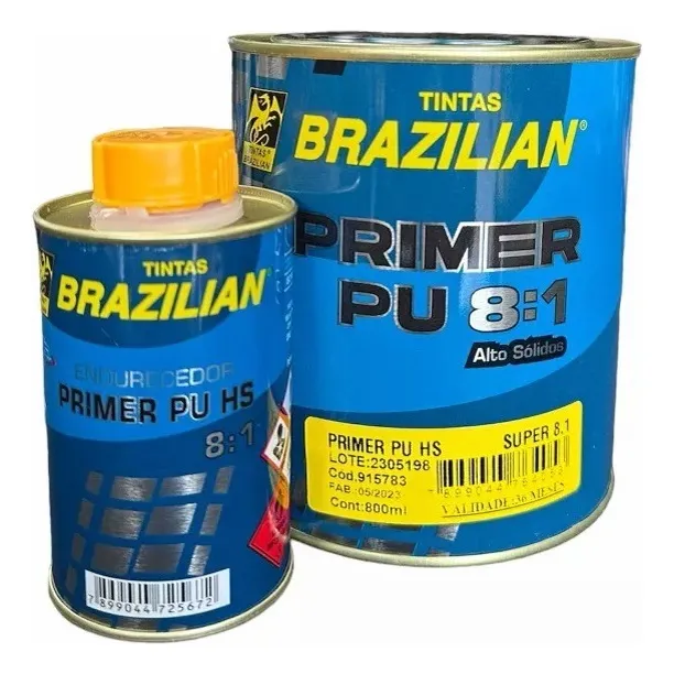 Primer / Fundo Automotivo Pu Branco Super Brazilian 900 Ml Primer / Fundo Automotivo Pu Branco Super Brazilian 900 Ml