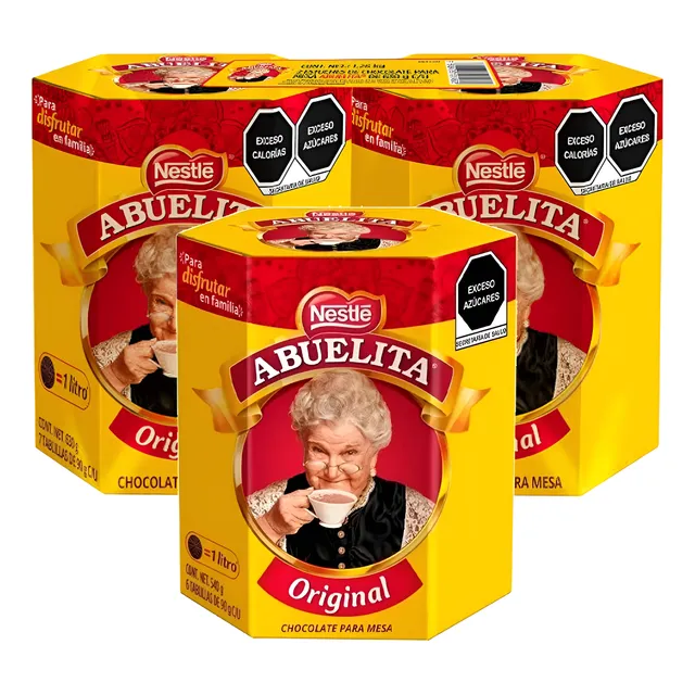 Chocolate Abuelita Nestle 3paquetes De 6pzs De 90g Cada Uno