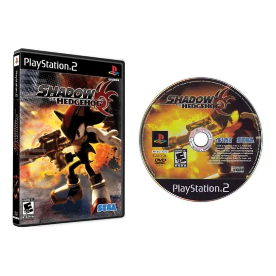 Jogo Shadow The Hedgehog Para Playstation 2 Ps2 Slim Fat