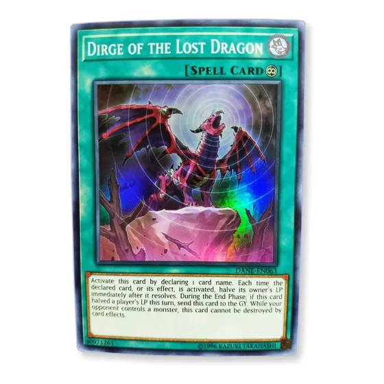 Yugi-oh! Dirge Of The Lost Dragon Dane-en063 Super