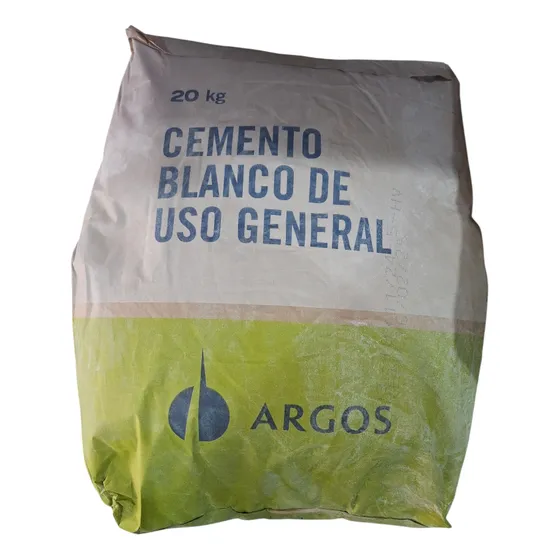 Cemento Blanco Argos Saco De 20 Kg