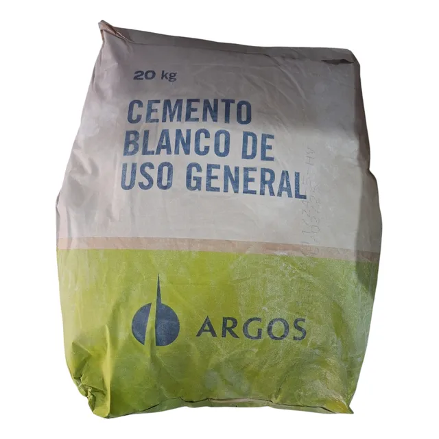 Cemento Blanco Argos Saco De 20 Kg
