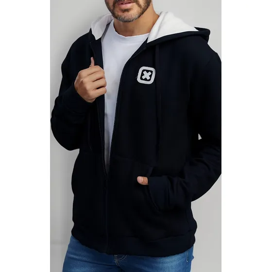 Moletom Com Zíper Original Txc Peluciado Bem Quente E Macio