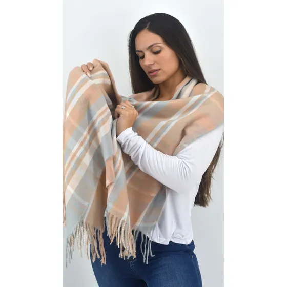 Pashmina A Cuadros Wanna - Aiub