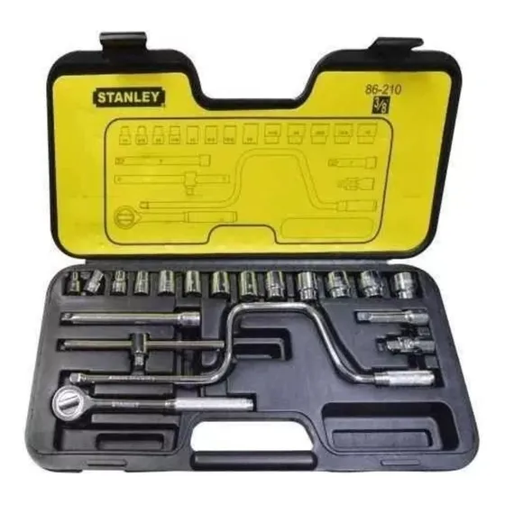 Juego Dados 3/8 1/4-7/8 20pz 86210 Stanley