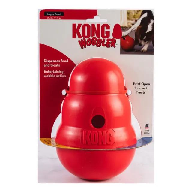 Kong Wobbler L - Dispensador De Premios Para Mascotas