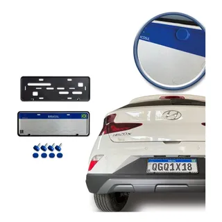 Molduras Suporte Placa De Carro Mercosul C/ Lacre Parafuso Molduras Suporte Placa De Carro Mercosul C/ Lacre Parafuso