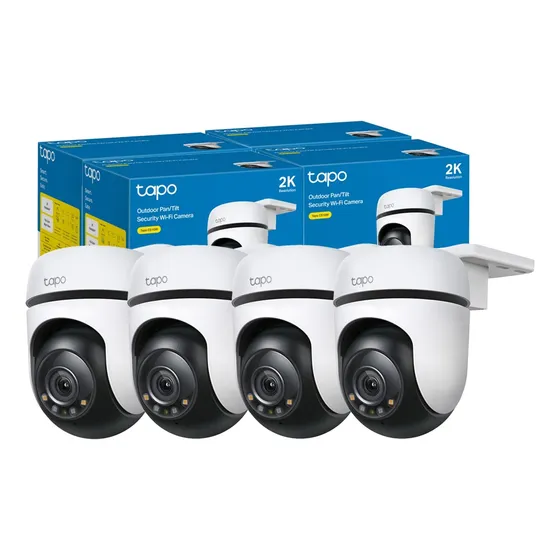 Kit De 4 Cámaras Wifi Tp-link Tapo C510w 2k Exterior 360