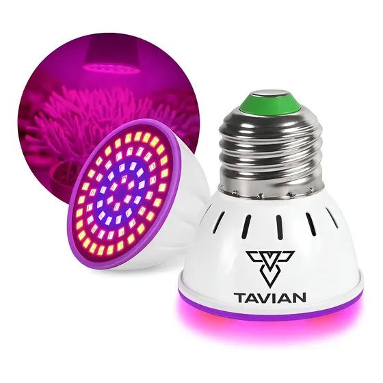 Led Grow 28w Indoor Estufa Bivolt E27 Full Spectrum Uv Ir 80