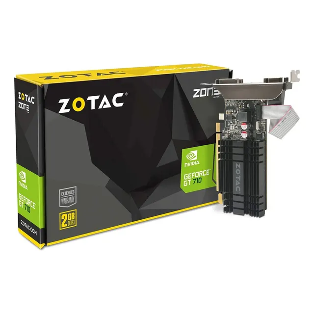 Tarjeta Hdmi Zotac Geforce Gt 710 Ddr3 Pci-e20 Dl-dvi Vga De