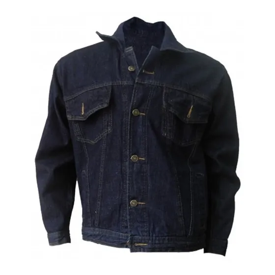 Chaqueta Jean Dotacion Algodon Onzas Indigo Clasico Rigido