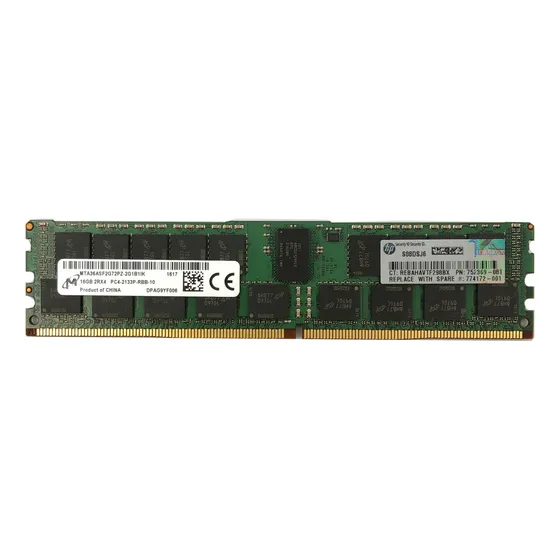 Memória Servidor Micron Ddr4 16gb 2133p Ecc Rdimm Verde-escuro