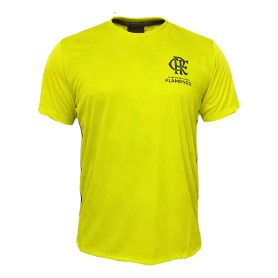 Camisa Casual Flamengo Bliss Neon Masculino Oficial