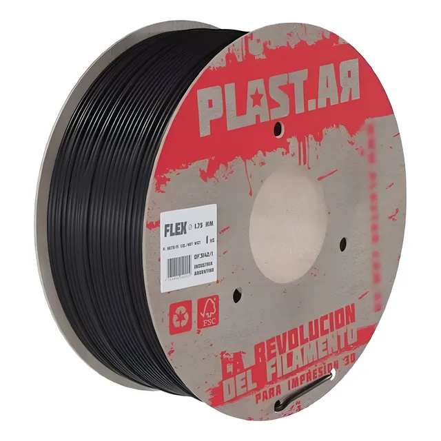 Filamento Impresora 3d Plastar Flex 1,75 1kg - Dropix 3d