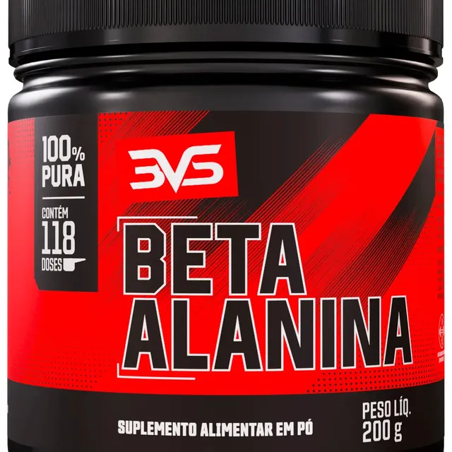 Beta Alanina 200g - Fórmula Avançada 100% Pura com 117 Doses - 3VS Nutrition