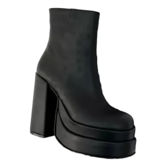 Botas Cortas Doble Plataforma 