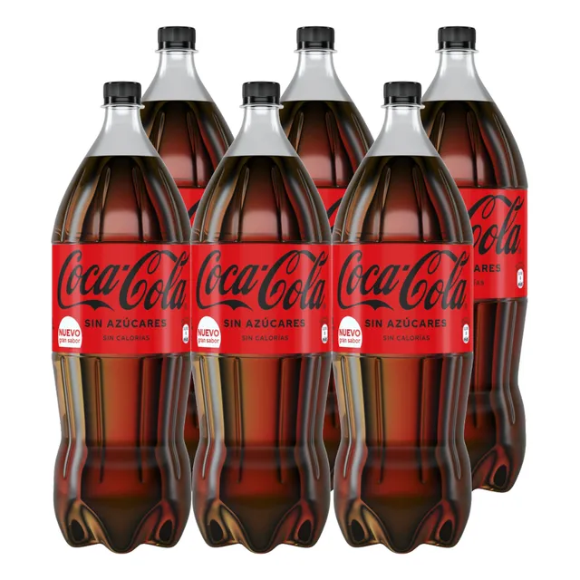 Refresco Coca Cola Sin Azúcar 2.25 L X 6