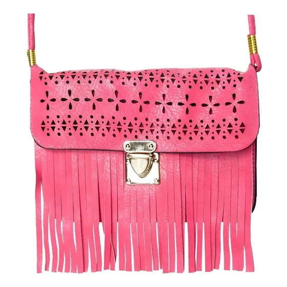 Bolso Cartera Bandolero Con Flequillos Para Damas 