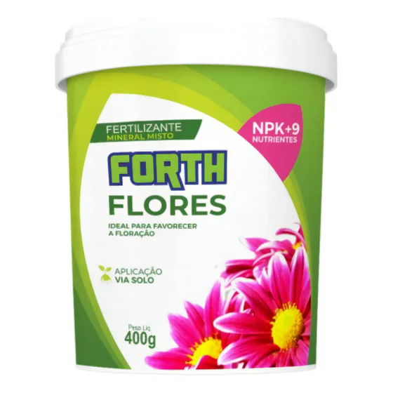 Fertilizante Adubo Forth Flores 400 Gramas