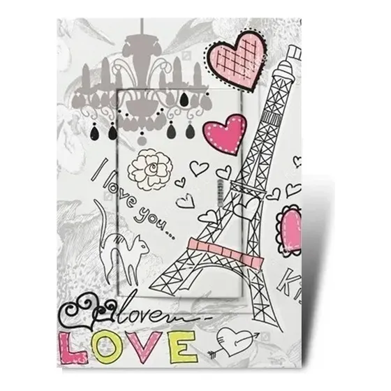Llave De Luz Kalop Teclon Infantil Diseño Eiffel